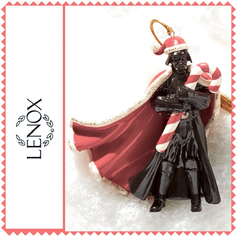 NWT Lenox Porcelain Darth Vader Ornament